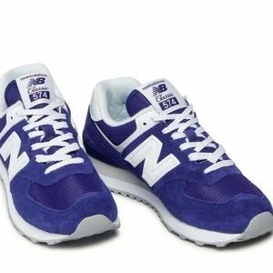New Balance 574 Navy Blue/ White Women - Lifestyle Shoes Sneakers
